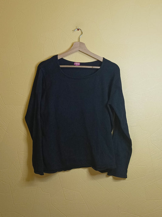 Pull fin Phildar noir Taille L