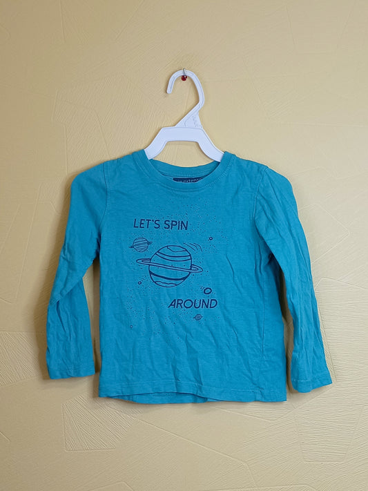 T-shirt manches longues In extenso Taille 4 Ans