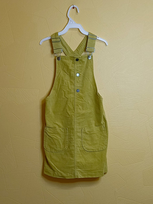 Robe en velours Absorba jaune pâle Taille 10 Ans