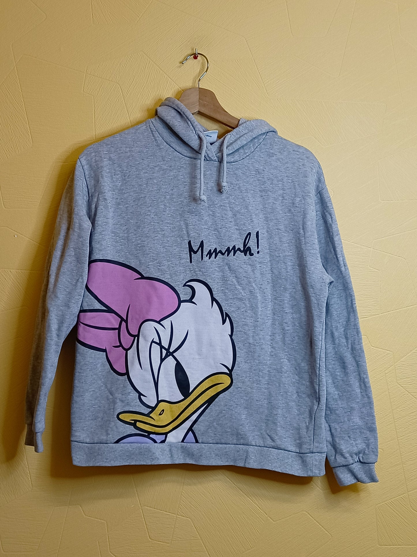 Sweat à capuche Disney gris clair avec impression "Daisy" Taille M