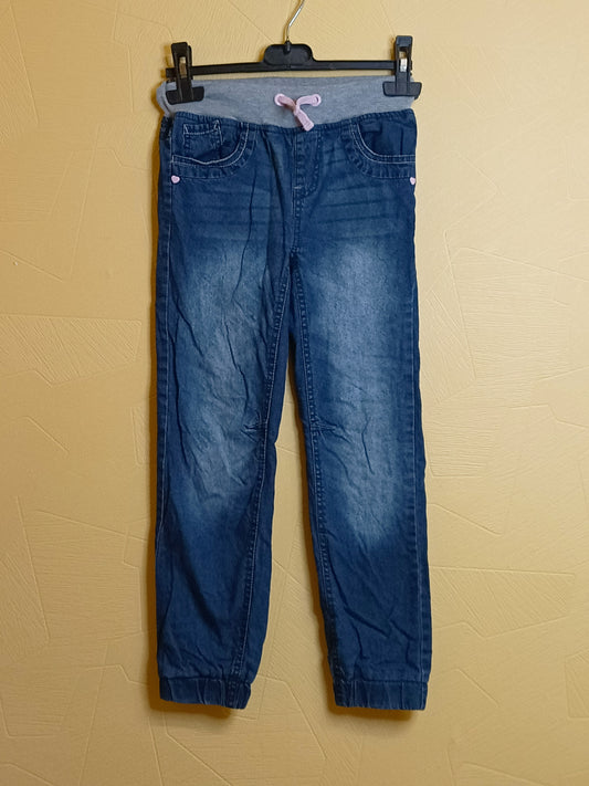 Jegging doublé Kids bleu jeans Taille 6/7 Ans