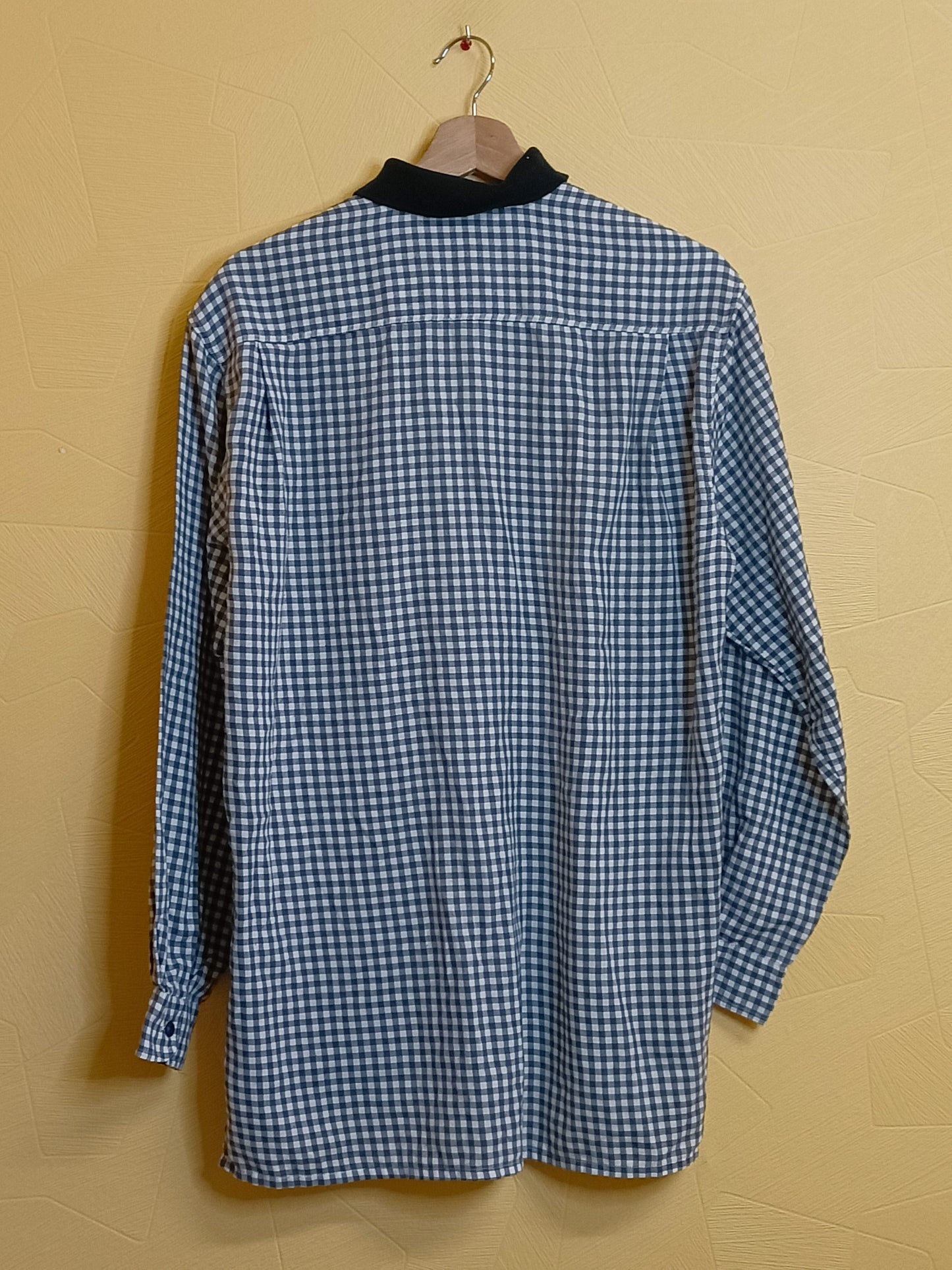 Chemise Kowloon à carreaux gris et blancs Taille M