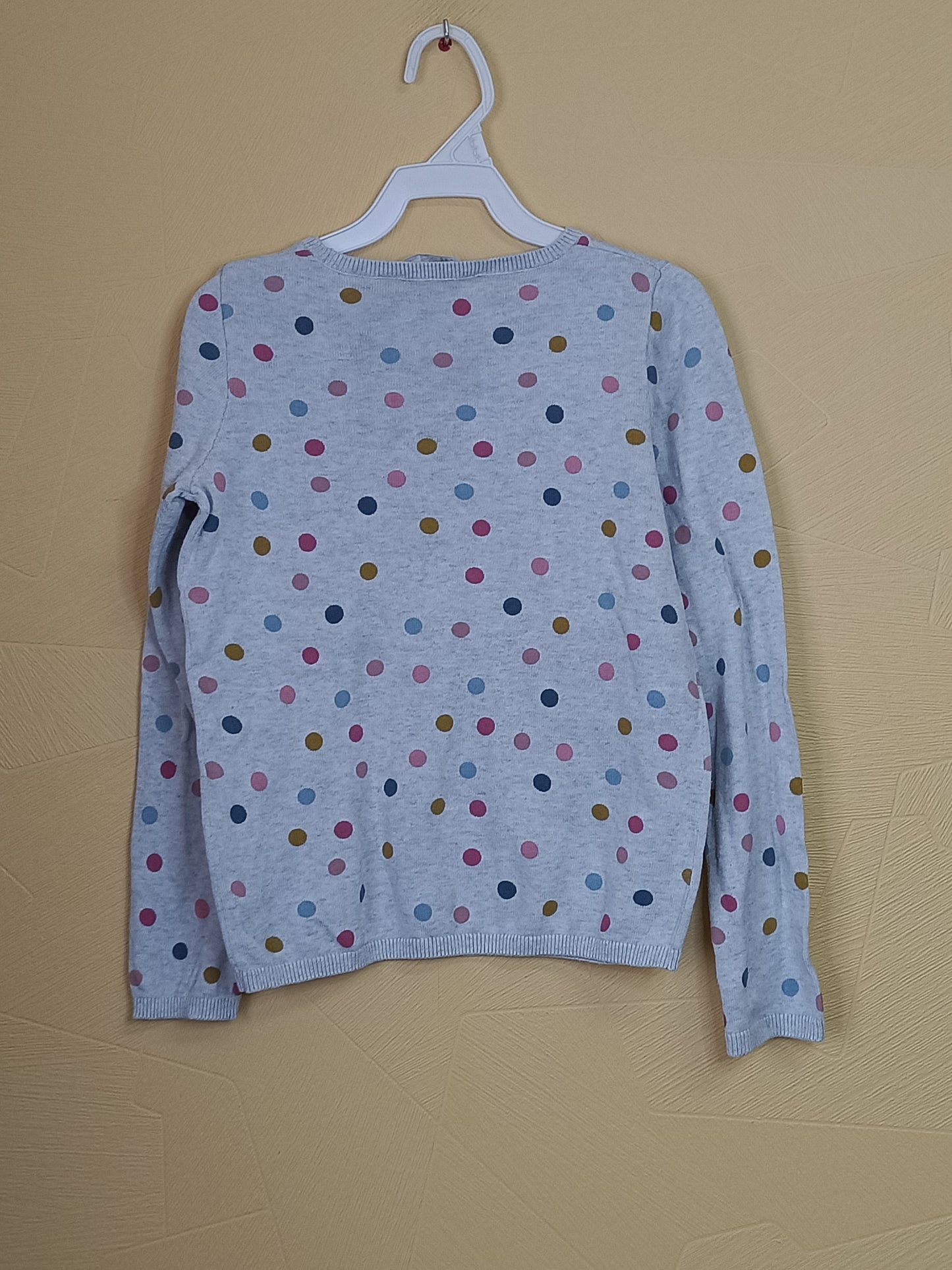 Pull fin H&M gris à pois Taille 8/10 Ans