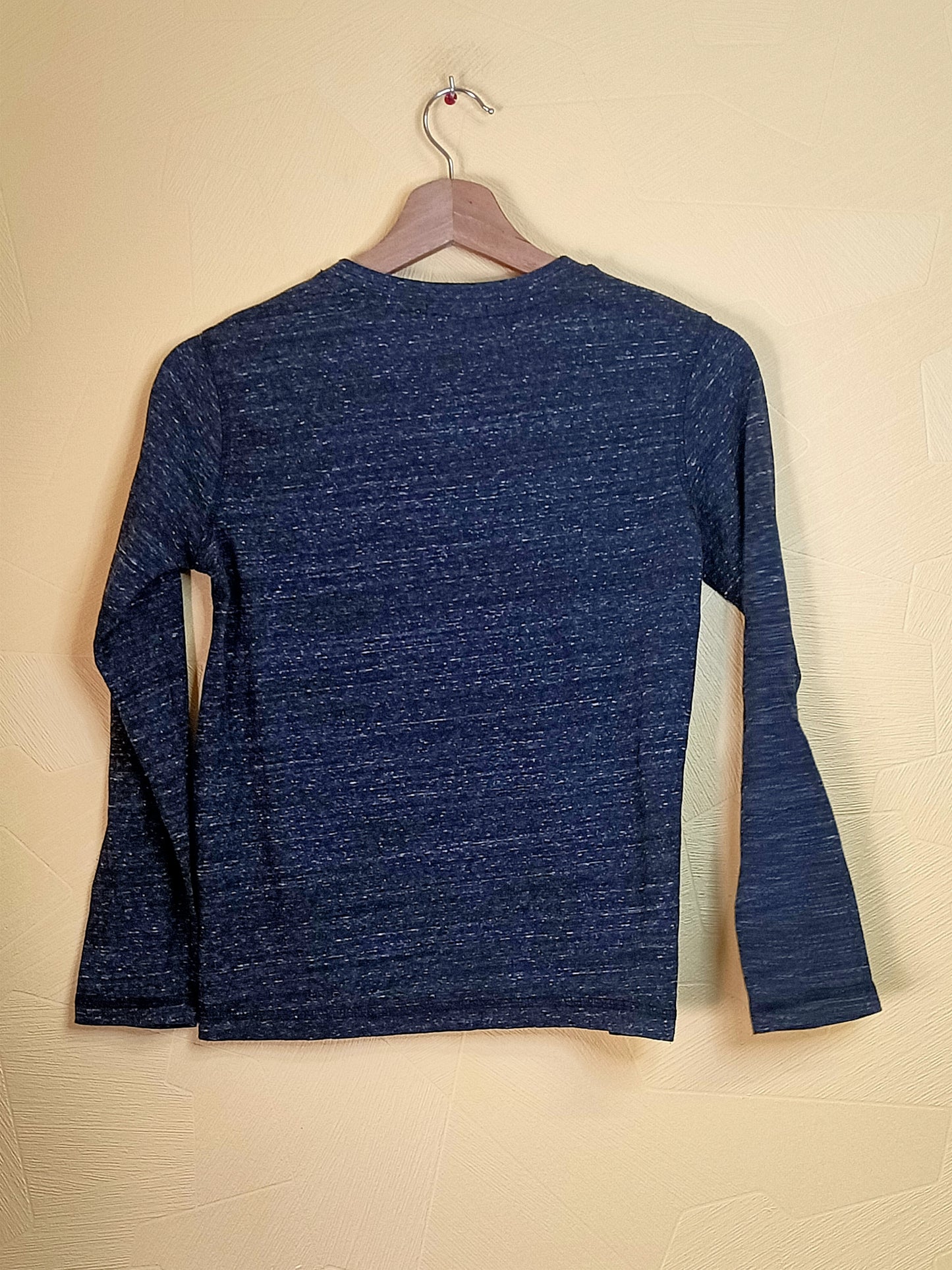 T-shirt manches longues Kiabi gris anthracite chiné Taille 12 Ans