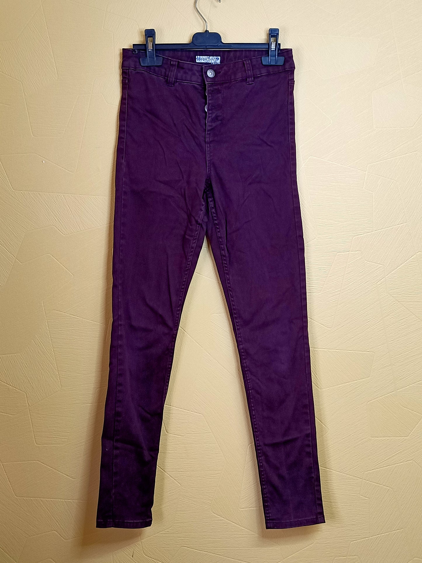 Jeans skinny Kiabi prune Taille 36