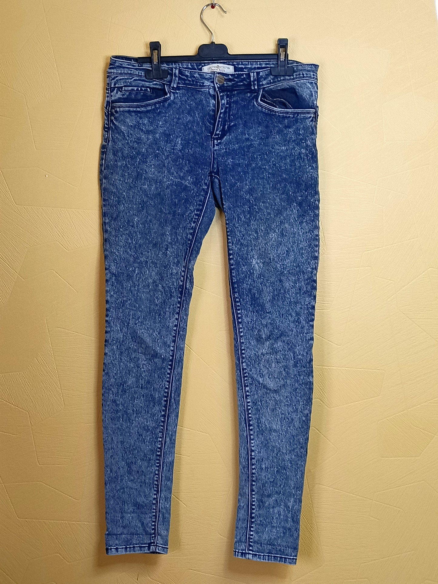 Jeans Cache-Cache bleu délavé Taille 44