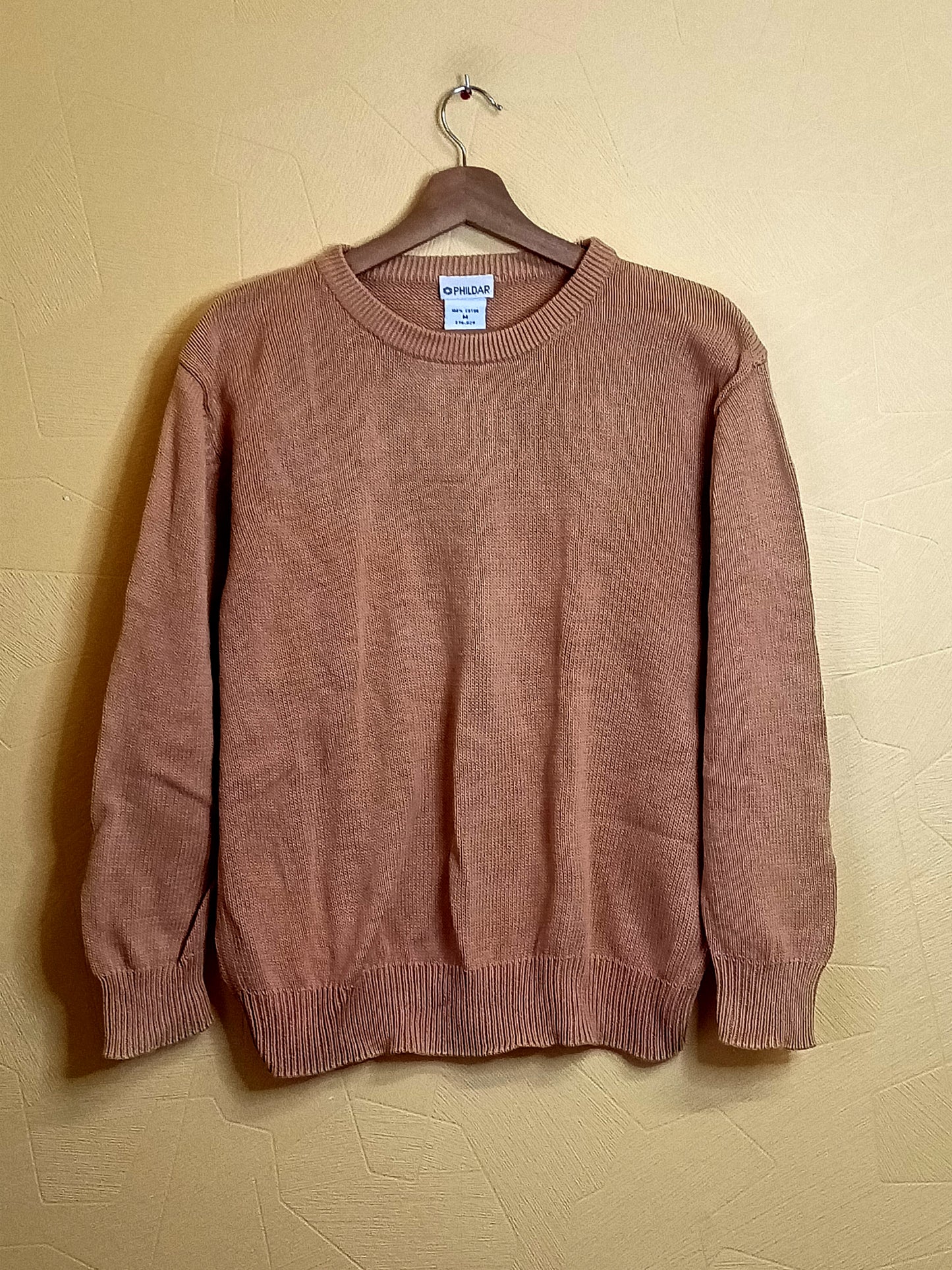 Pull Phildar orange clair Taille M