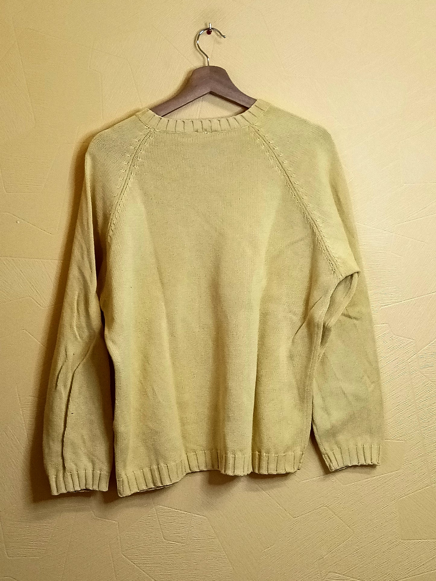 Pull Aquarelle jaune pâle Taille M