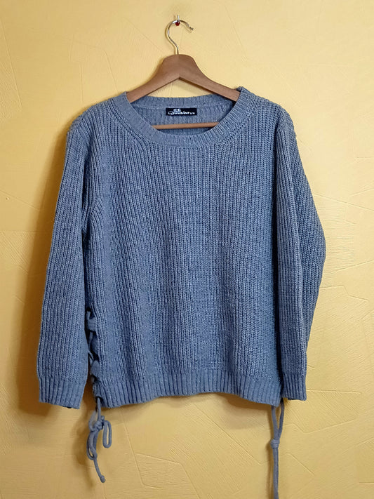 Pull CC Fashion gris moucheté Taille S/M