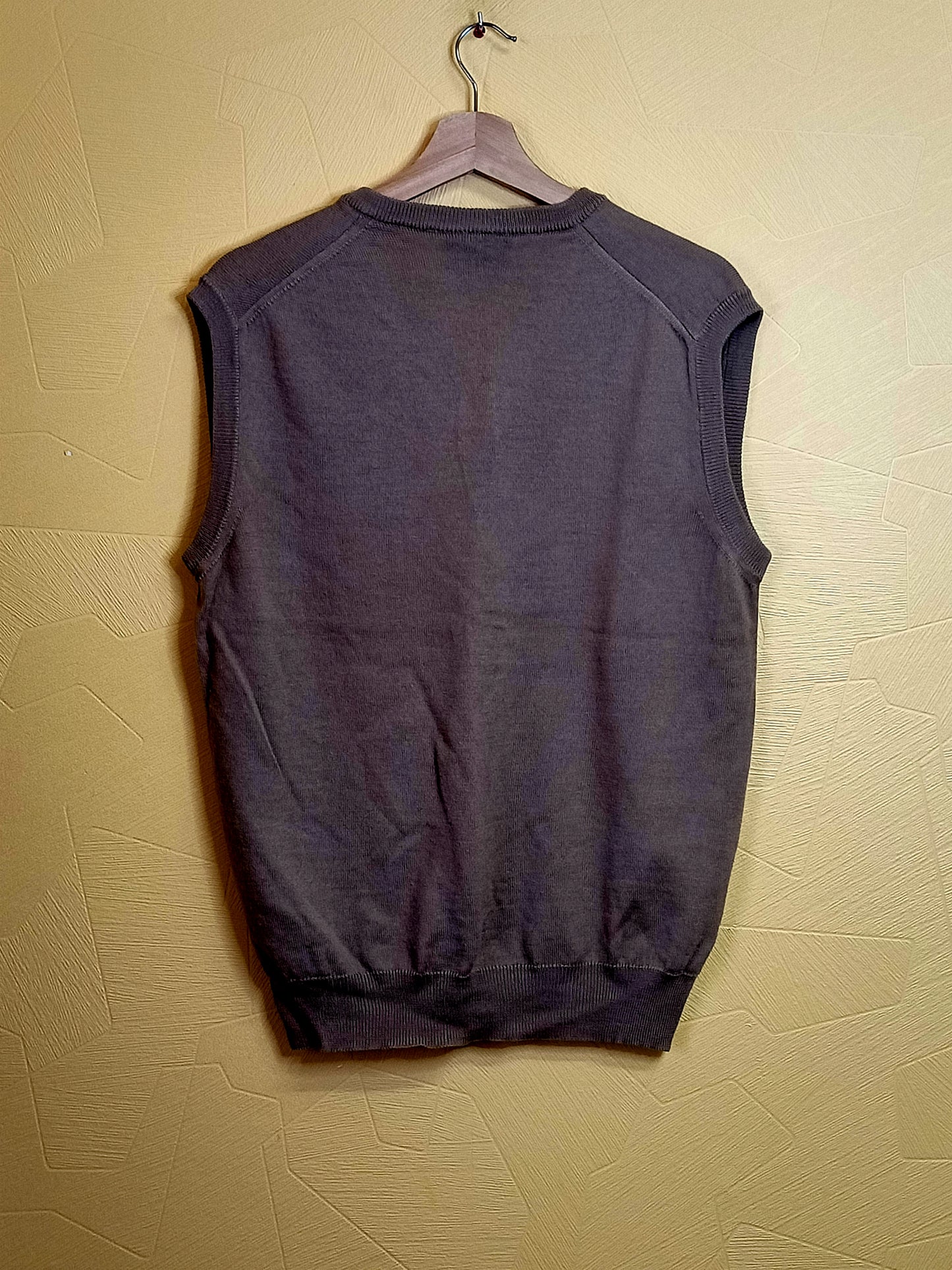 Pull sans manche Flanelle beige foncé Taille L