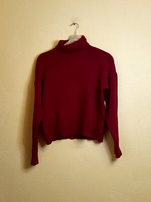 Pull avec col Jennyfer rouge Taille XS
