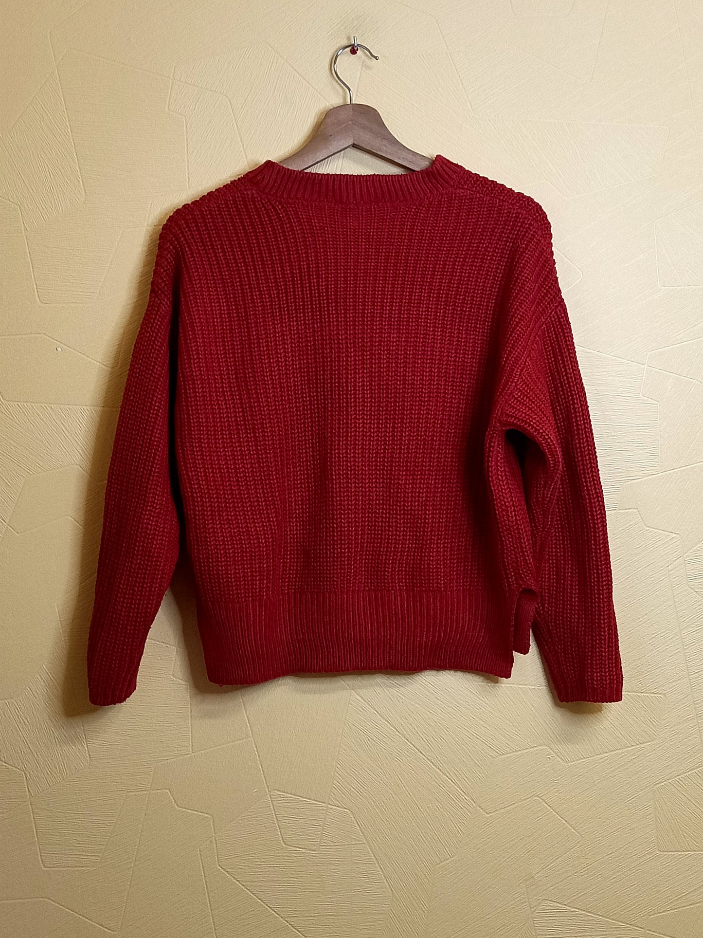 Pull en mailles Jennyfer rouge Taille S