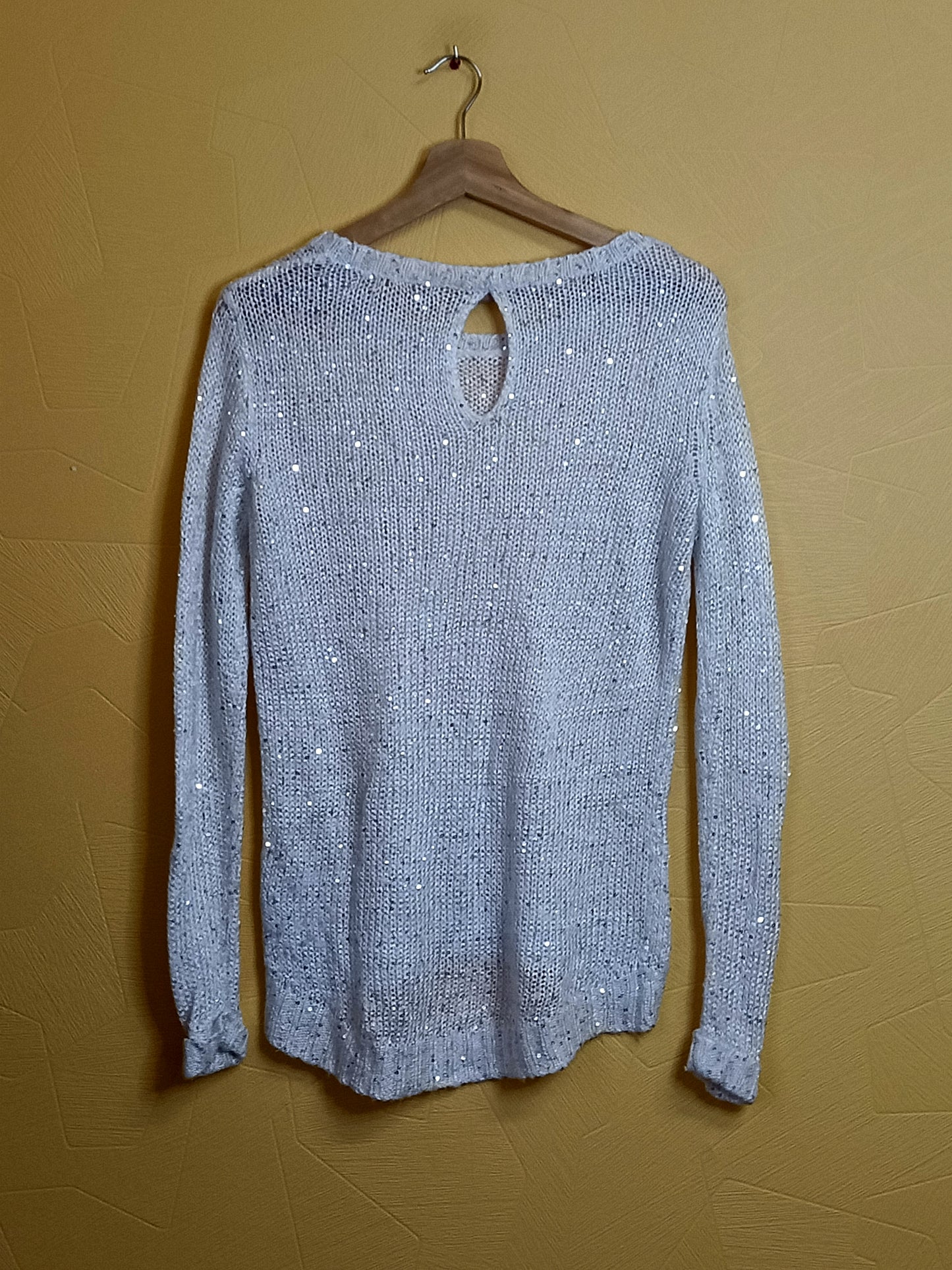 Pull blanc avec sequins Taille L