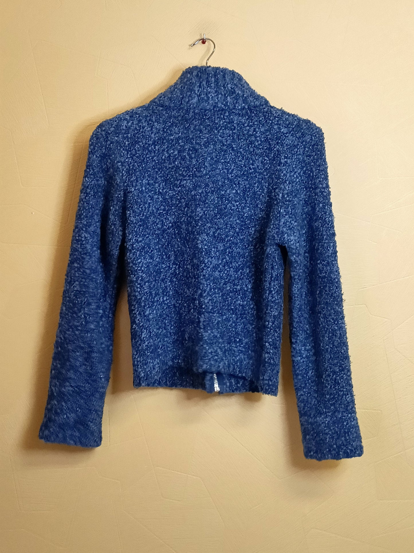 Veste en maille bouclette Lunatisme bleue grise Taille L