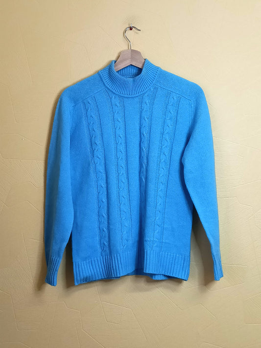 Pull en mailles Moriss bleu clair Taille M