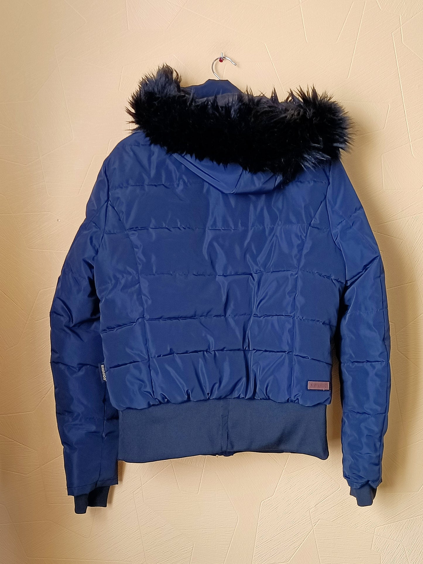 Doudoune avec capuche Navahoo bleue marine Taille XXL