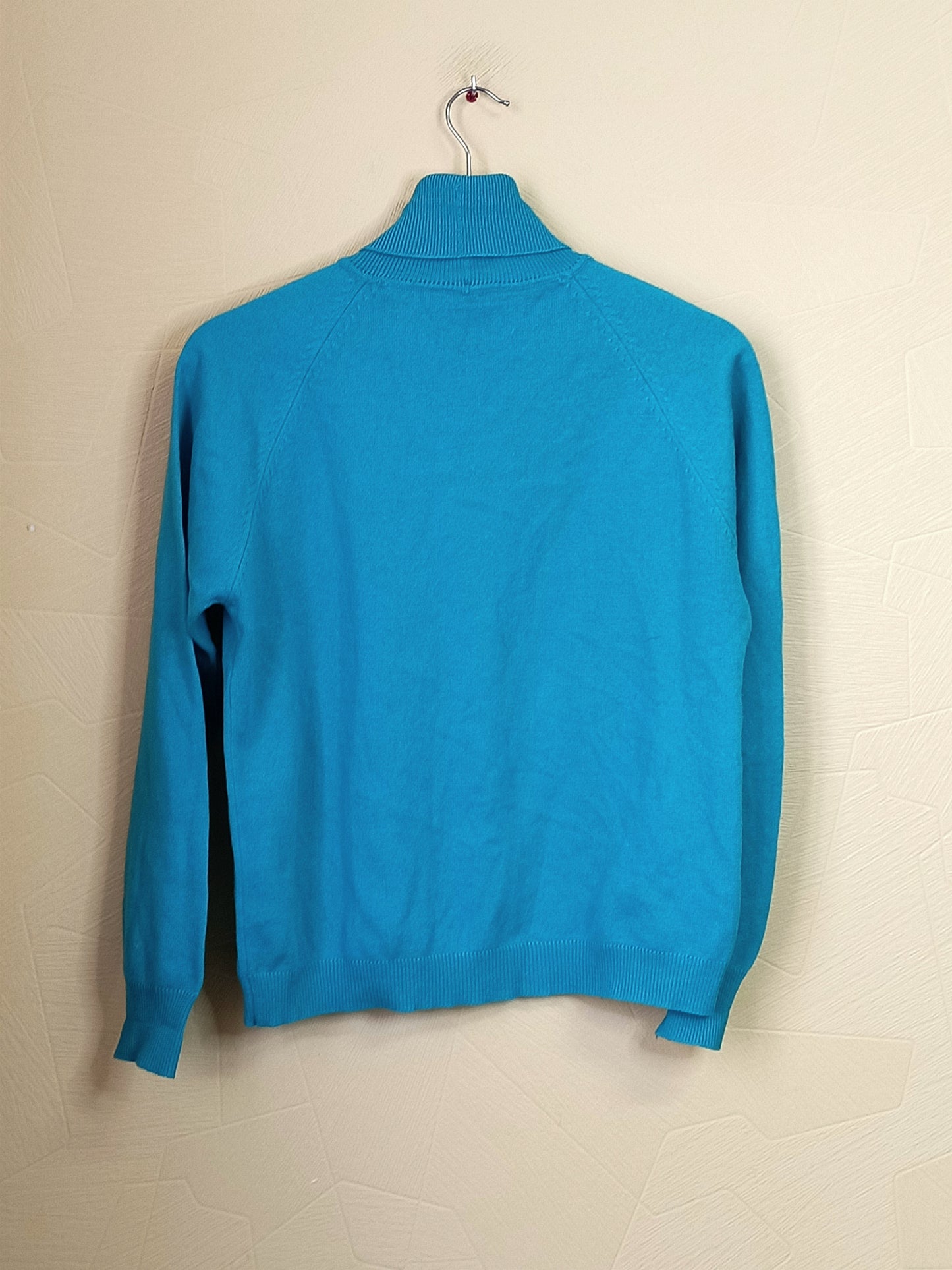 Pull fin avec col Léacril vert Taille M