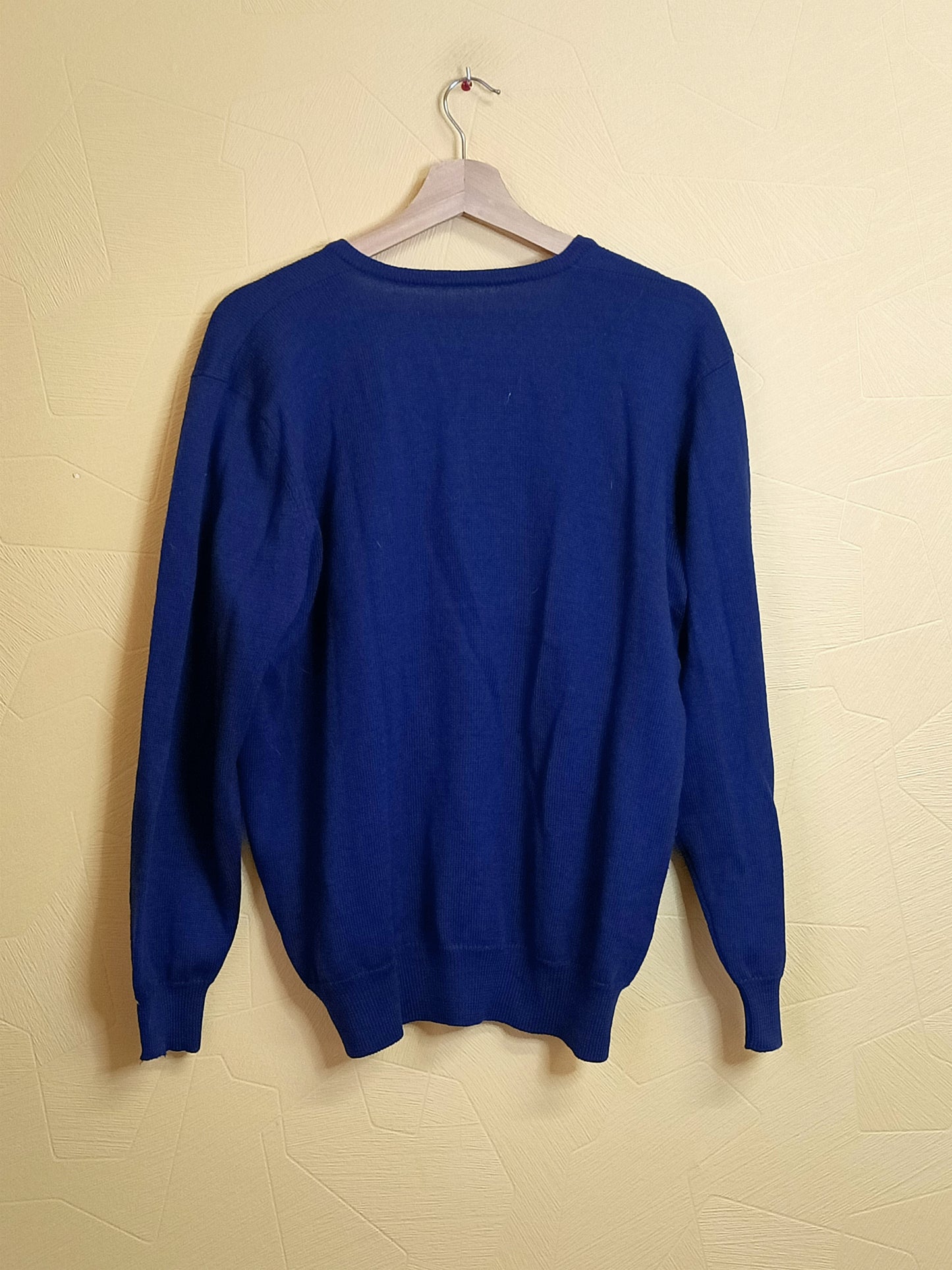 Pull col V bleu marine Taille L