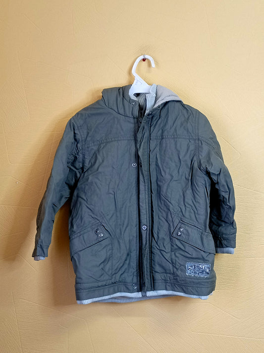 Manteau doublé polaire Sergent Major Kaki Taille 4 Ans