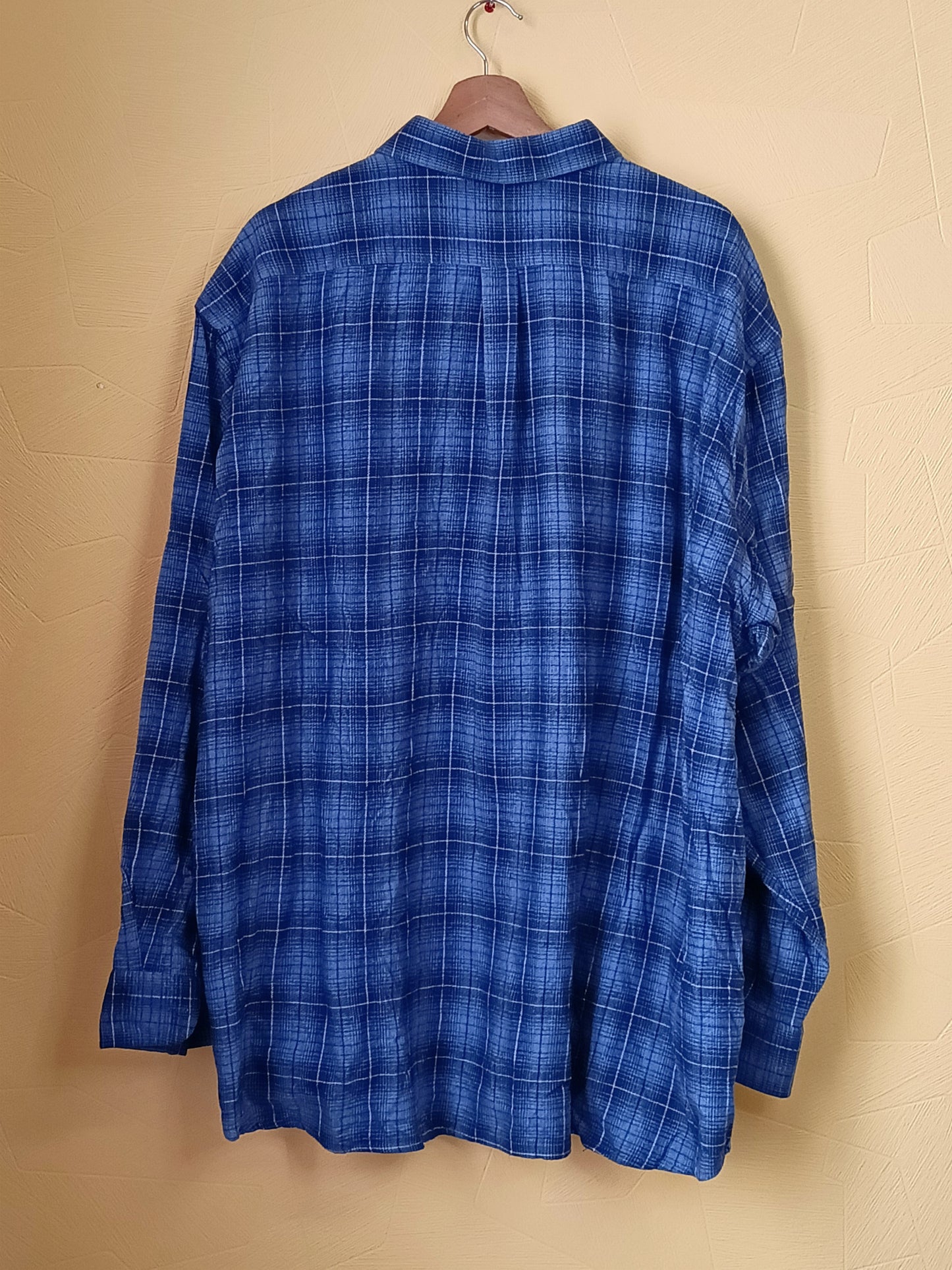 Chemise d'hiver Armorial bleue à carreaux Taille 4XL