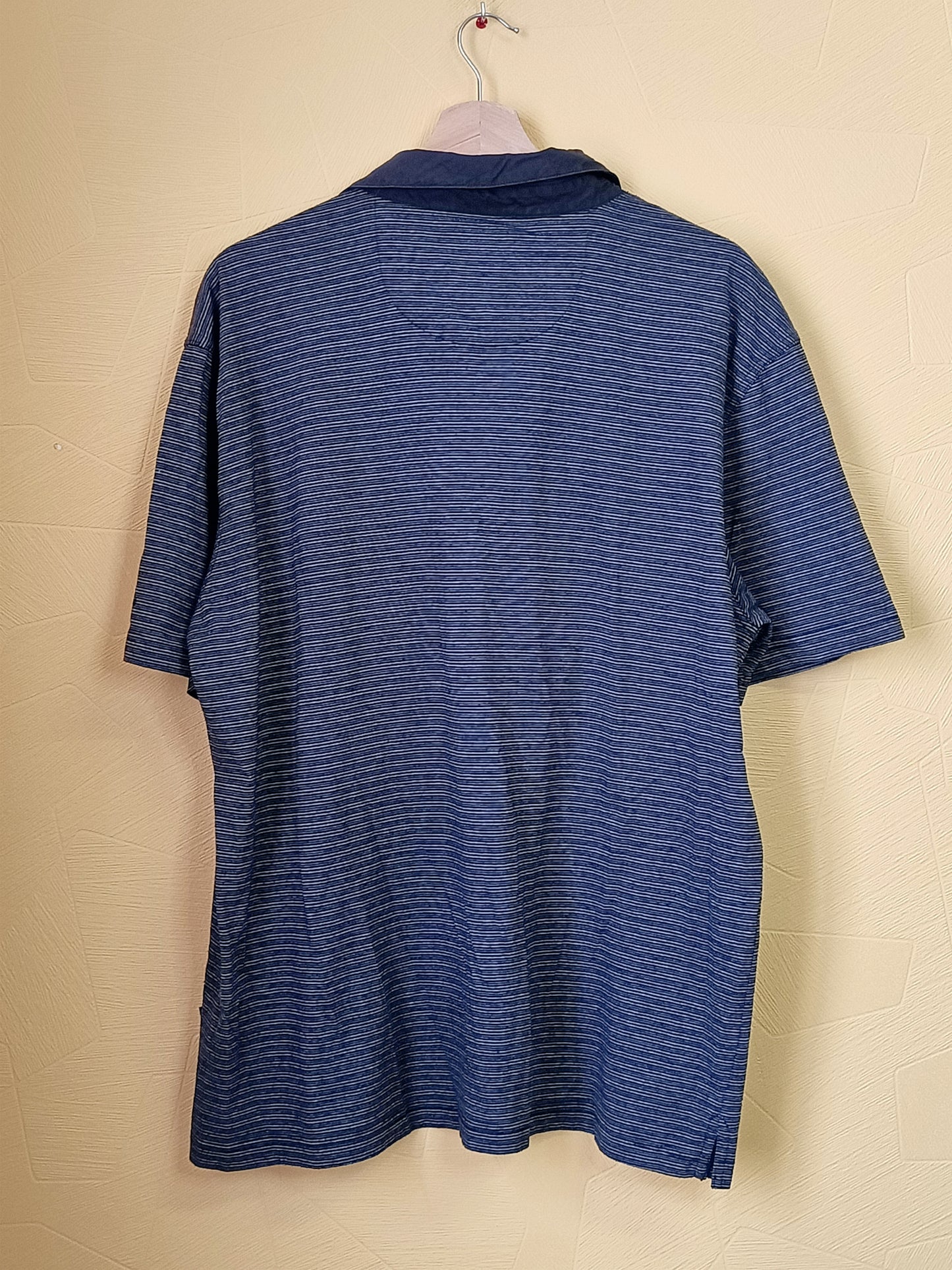 Polo Hajo rayé noir et gris Taille XXL