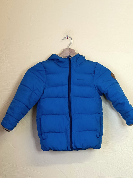 Doudoune Quechua bleue canard Taille 5 Ans