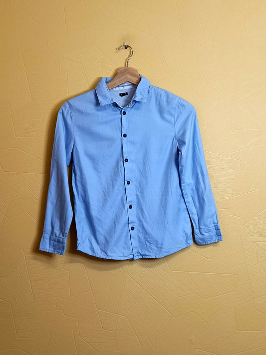 Chemise Kiabi bleue claire Taille 10 Ans