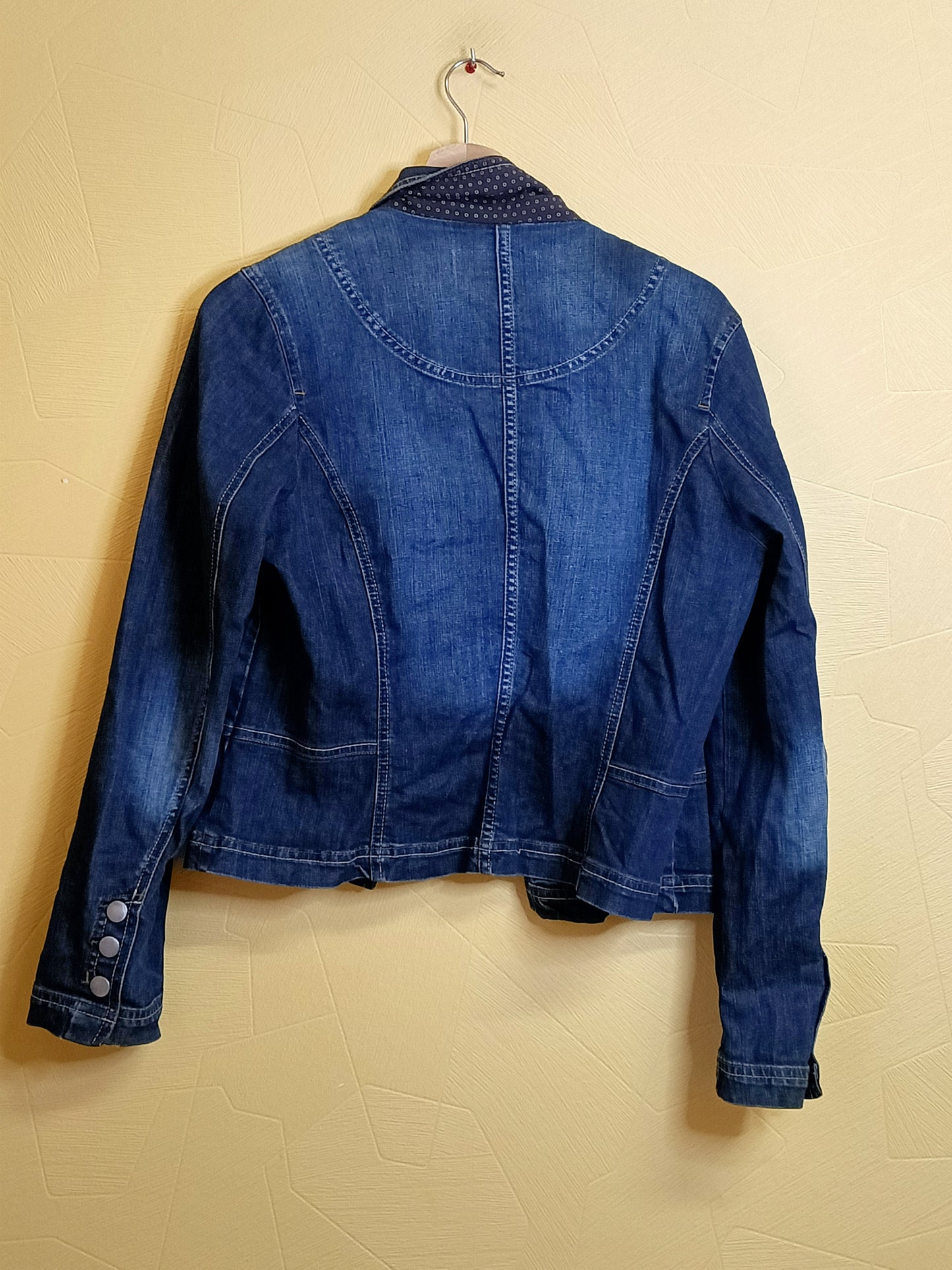 Veste en jeans Ro.Zu bleue Taille 40