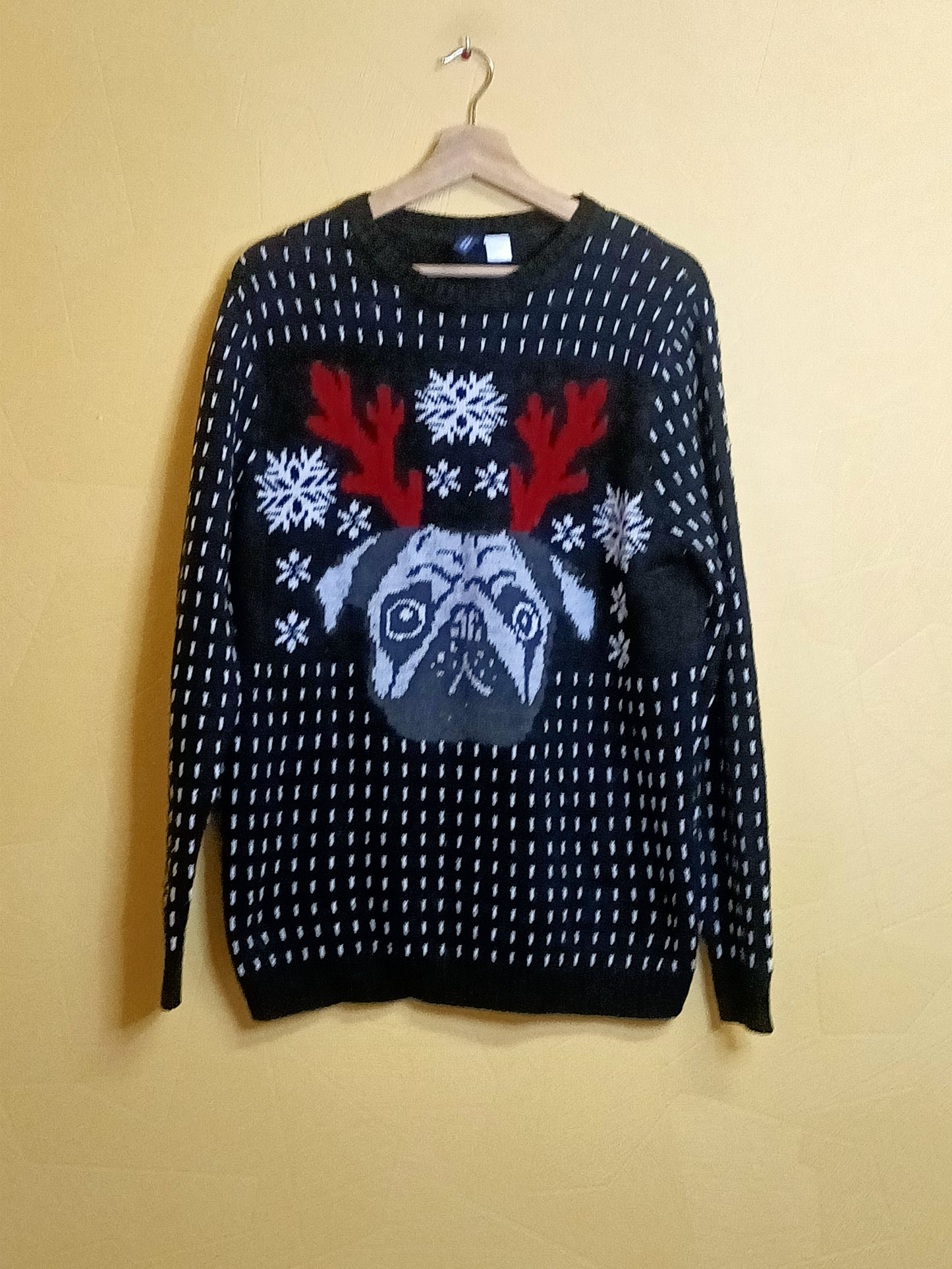 Pull de Noël Divided noir avec motif Taille M