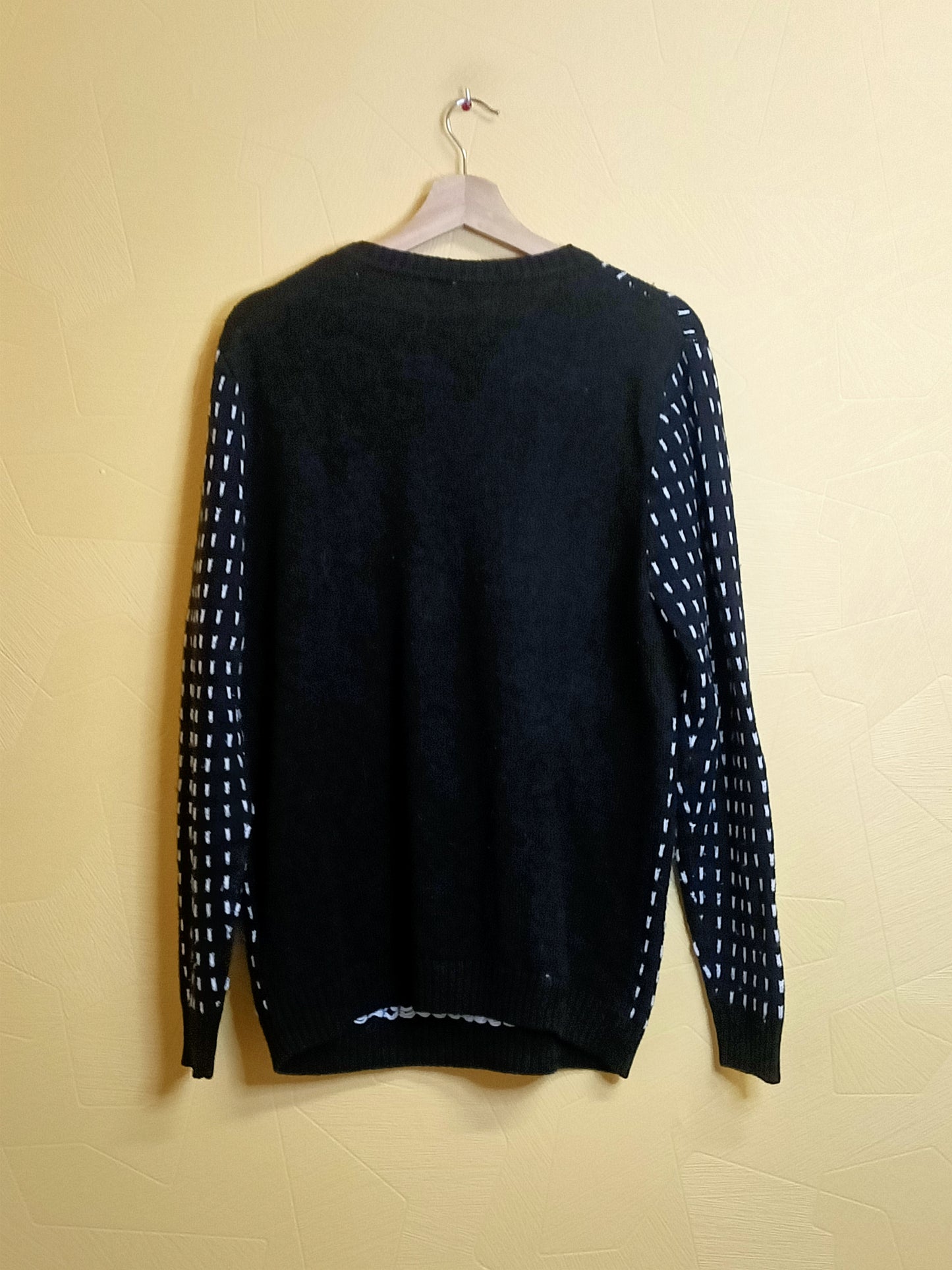 Pull de Noël Divided noir avec motif Taille M