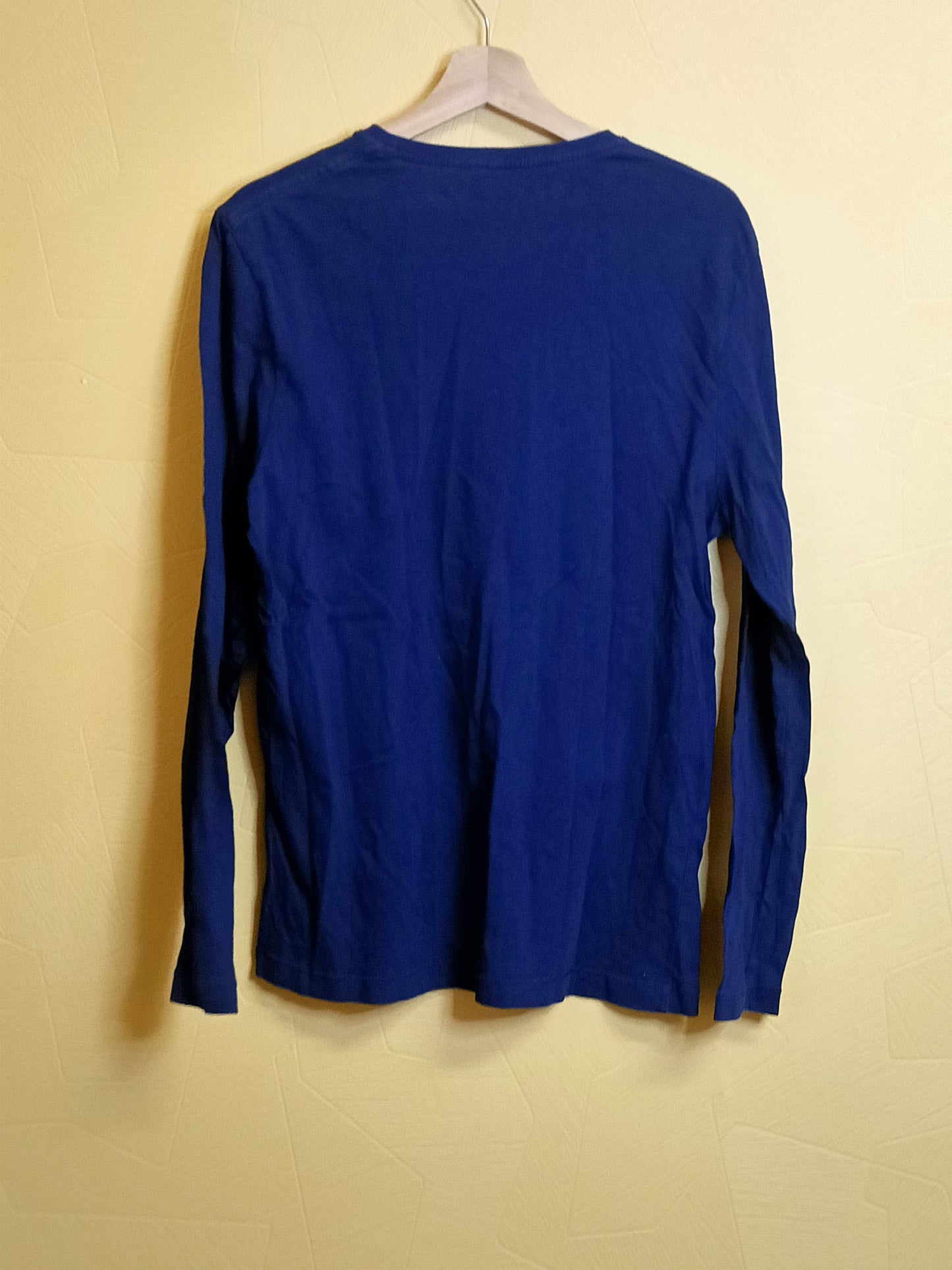 T-shirt manches longues Jules bleu avec impression Taille L