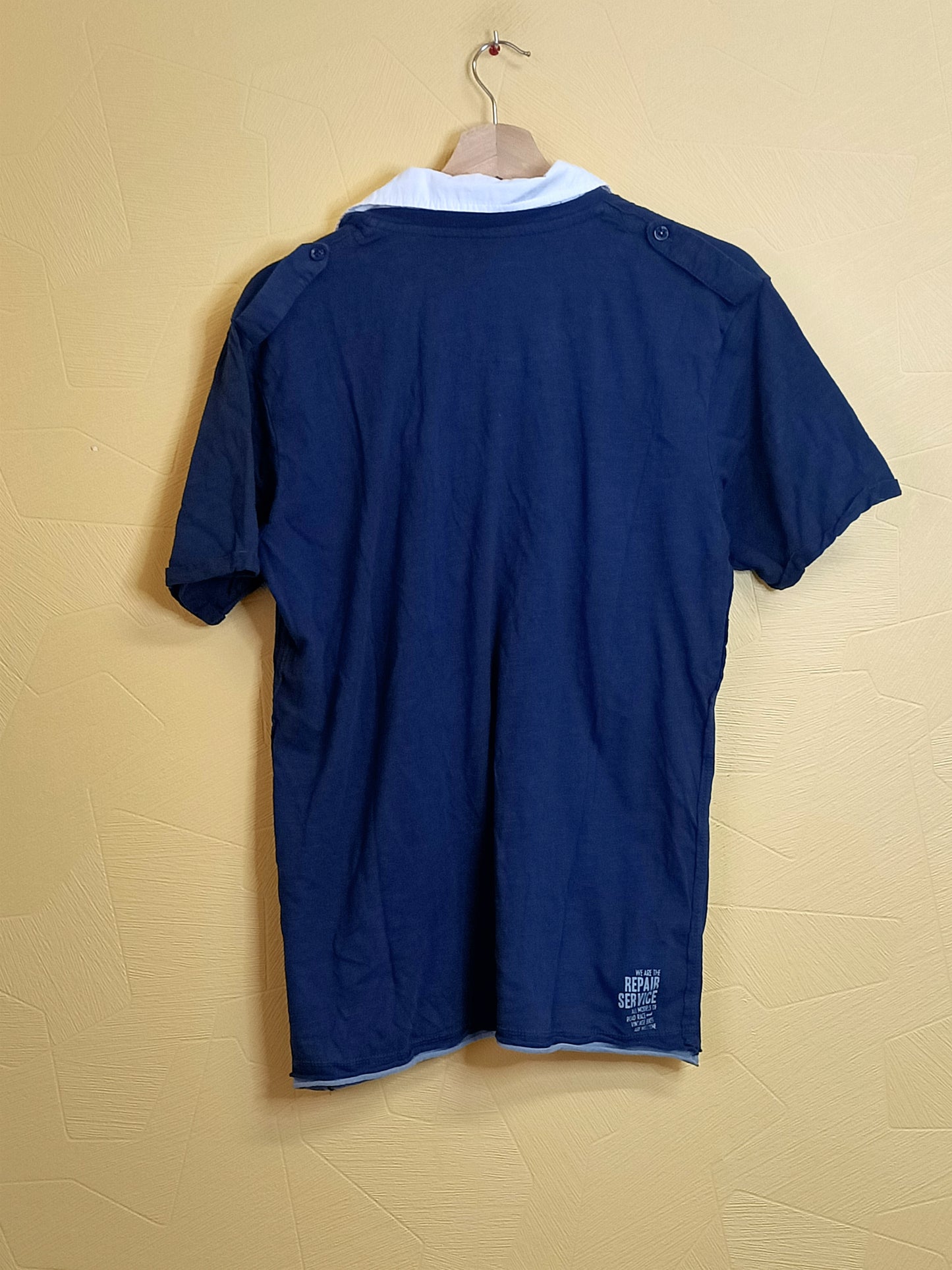 Polo Smog bleu marine Taille L