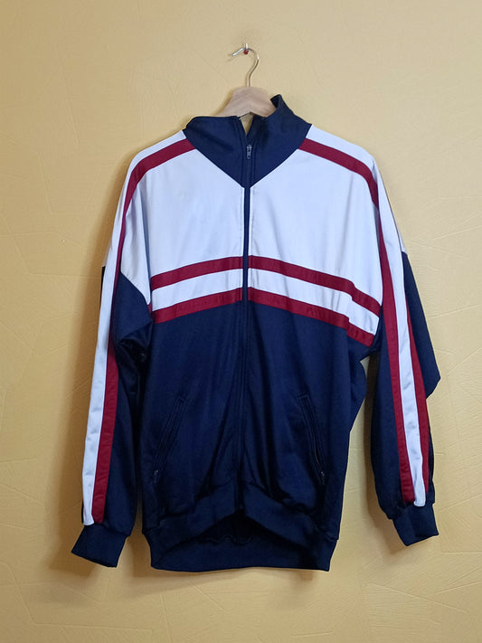 Veste de Jogging bleue marine, blanche et rouge Taille XXL