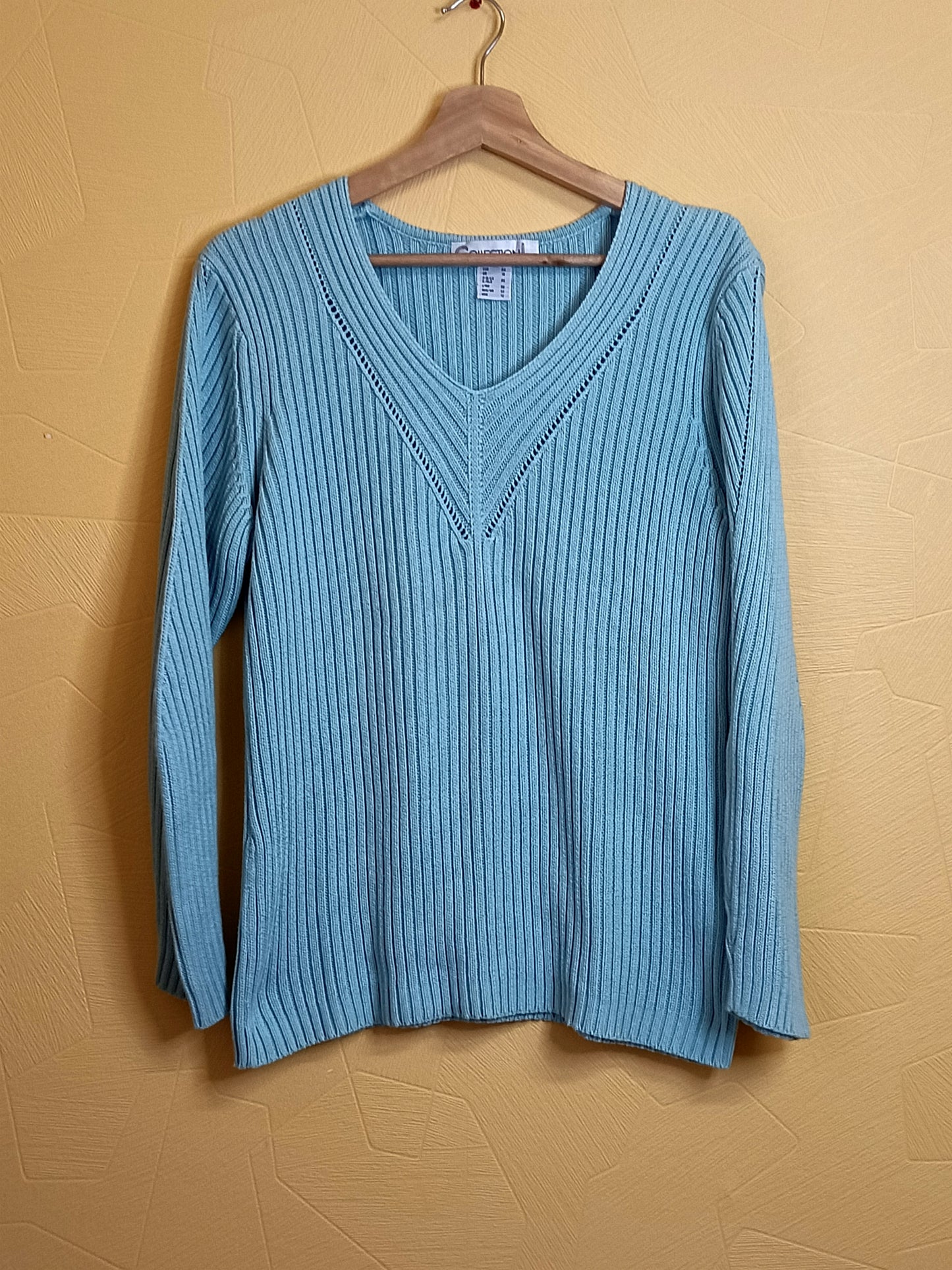 Pull Collection L bleu clair Taille 46