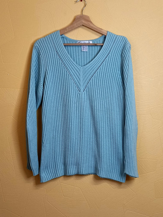 Pull Collection L bleu clair Taille 46