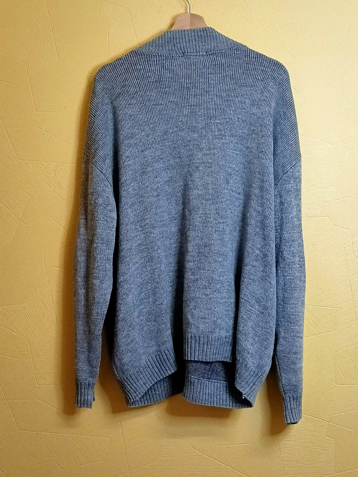 Pull zippé Damart gris avec motifs T2XL