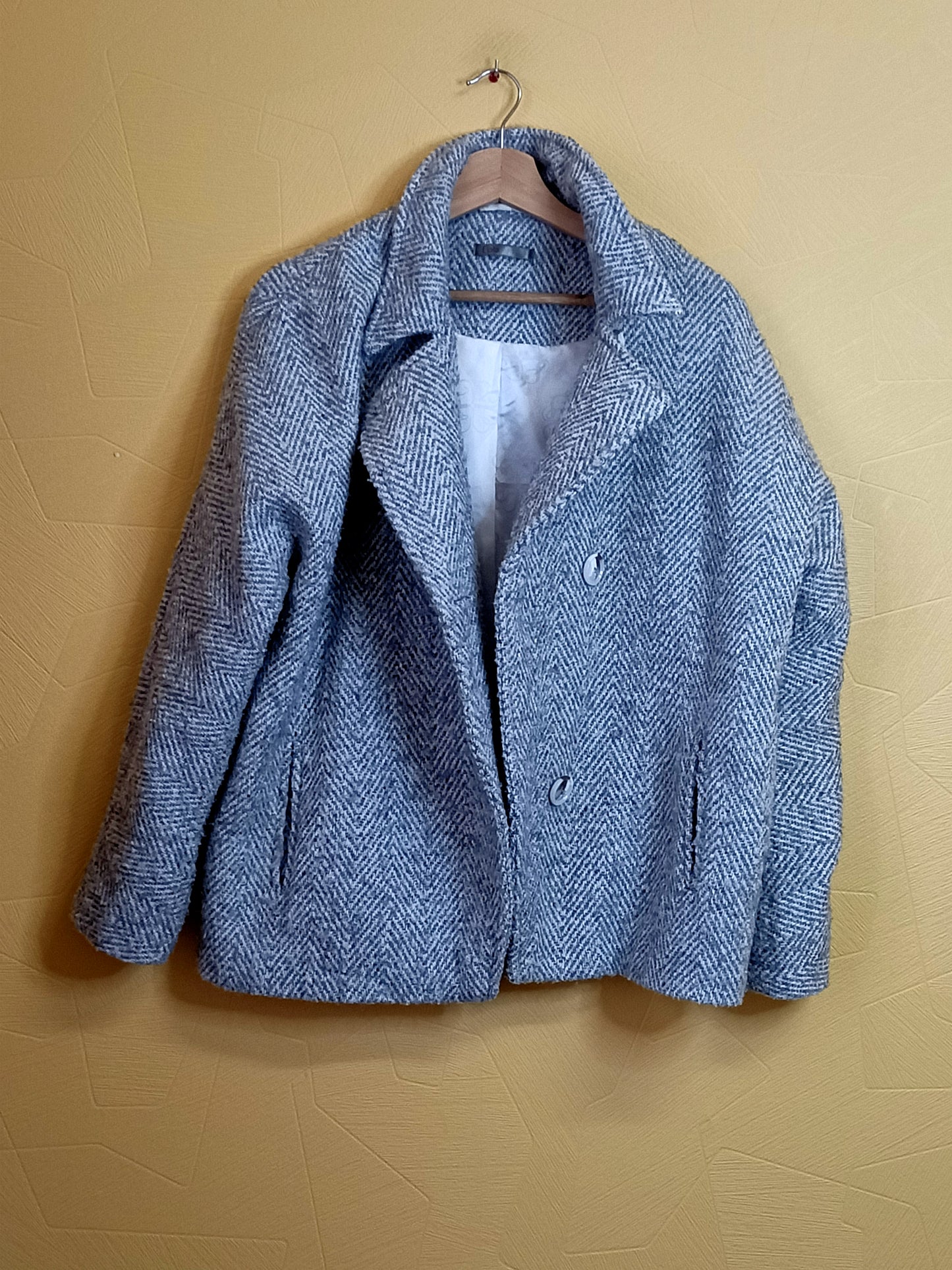 Manteau gris moucheté blanc LPB Taille L