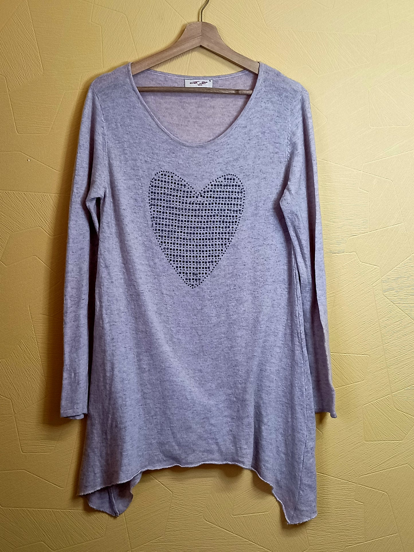 Robe pull BL Fashion rose clair Taille unique