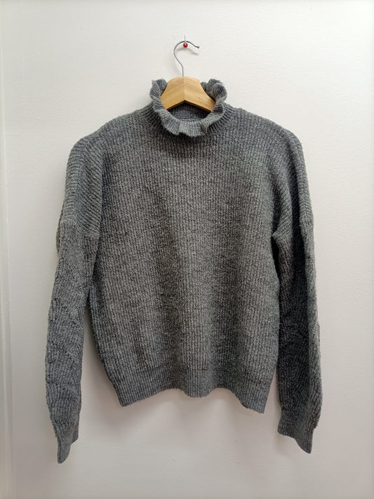 Pull avec col Kiabi gris Taille S