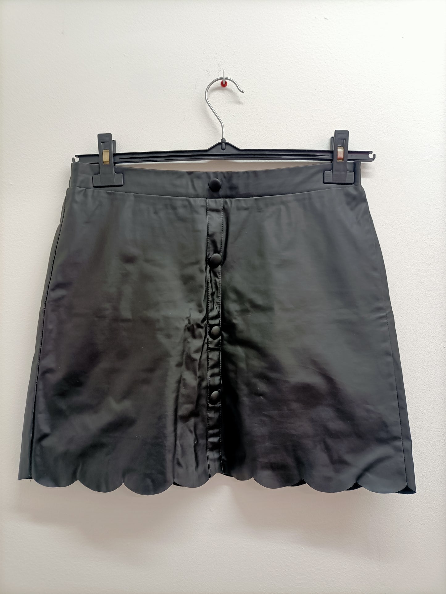 Jupe en simili cuir Shein noire Taille M