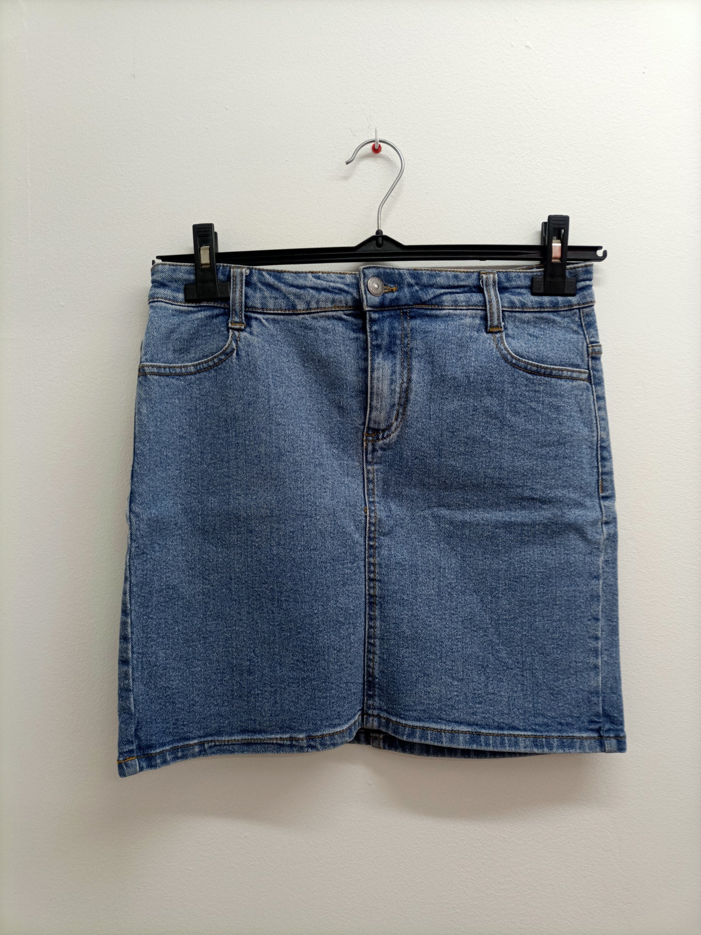 Jupe en jeans Kiabi bleue claire Taille 38