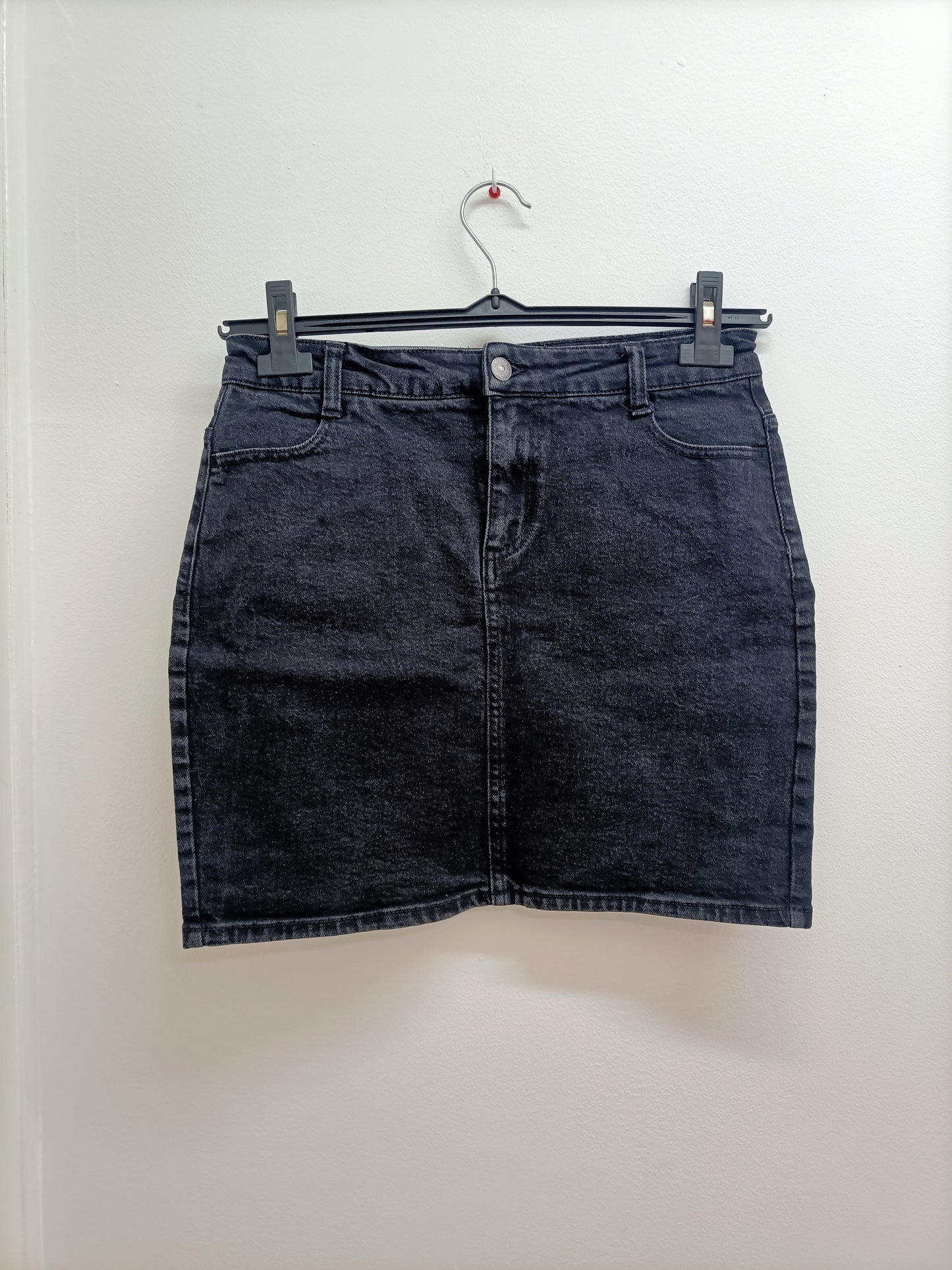 Jupe en jeans Kiabi noire délavée Taille 38