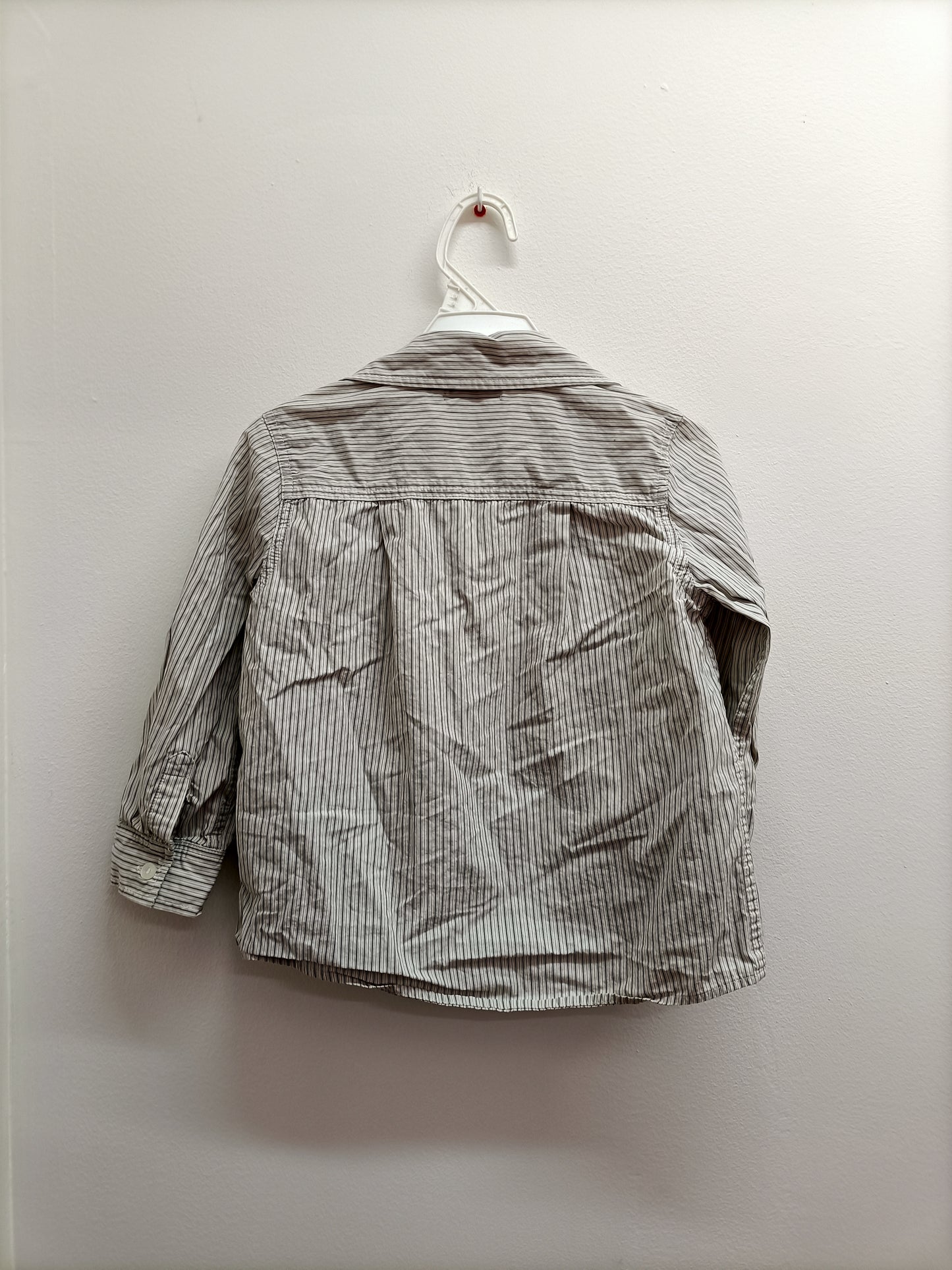 Chemise Tape à l'Œil blanche rayée Taille 6 Ans