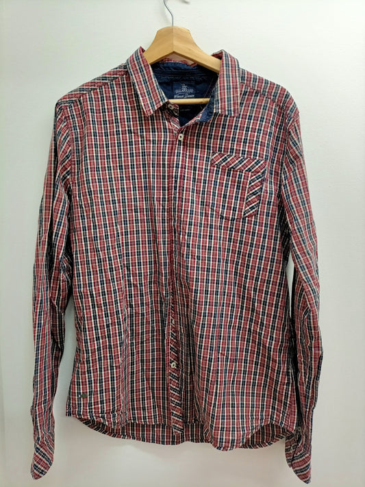 Chemise manches longues RMS 26 à carreaux Taille L