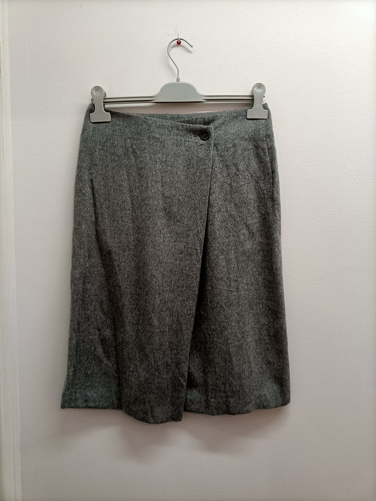 Jupe mi-longue Armand Ventilo grise Taille 38