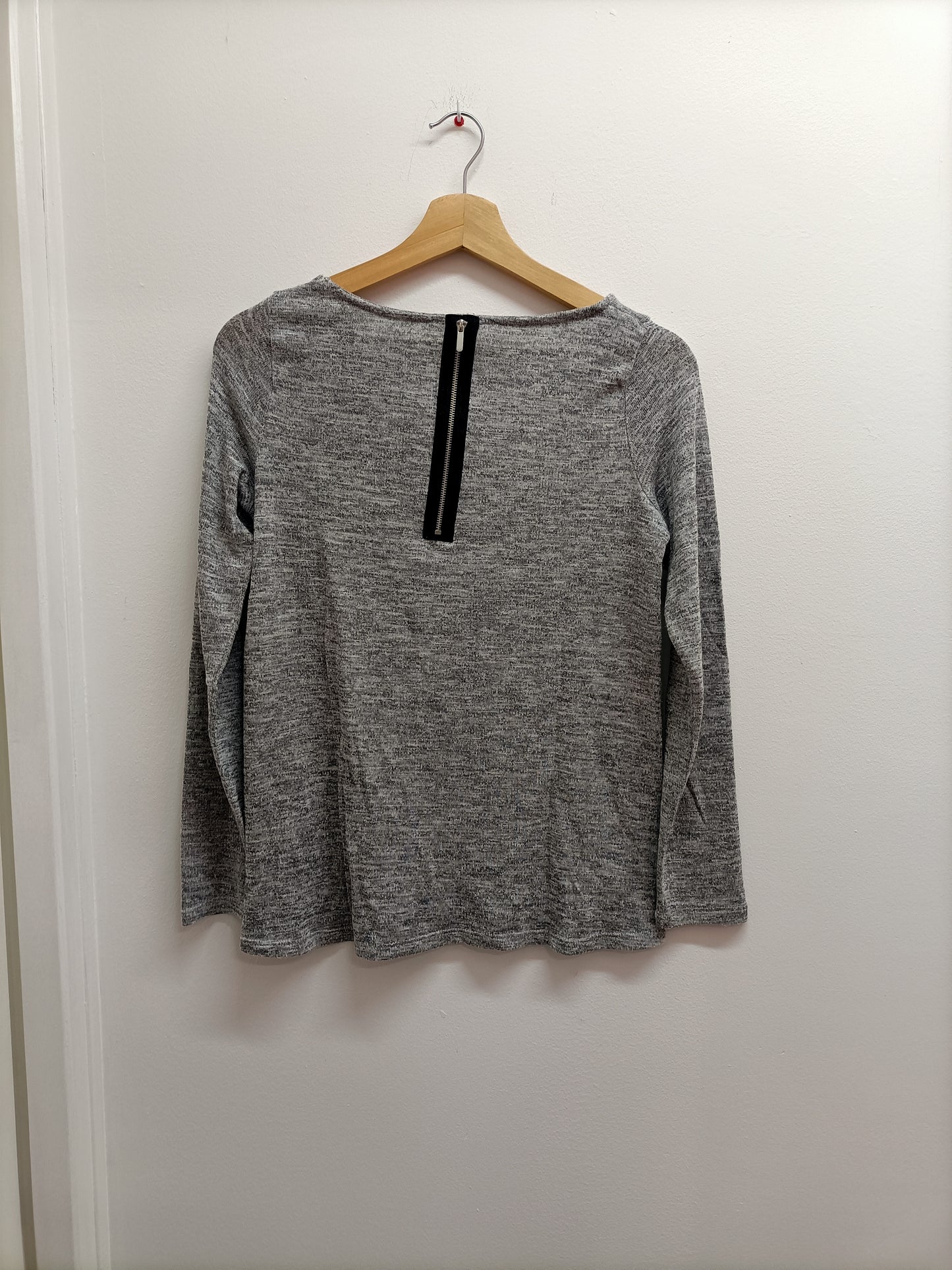 Pull fin Camaïeu gris chiné Taille S