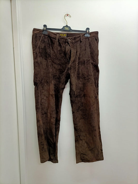 Pantalon en velours côtelé Atlas For Men marron Taille 50