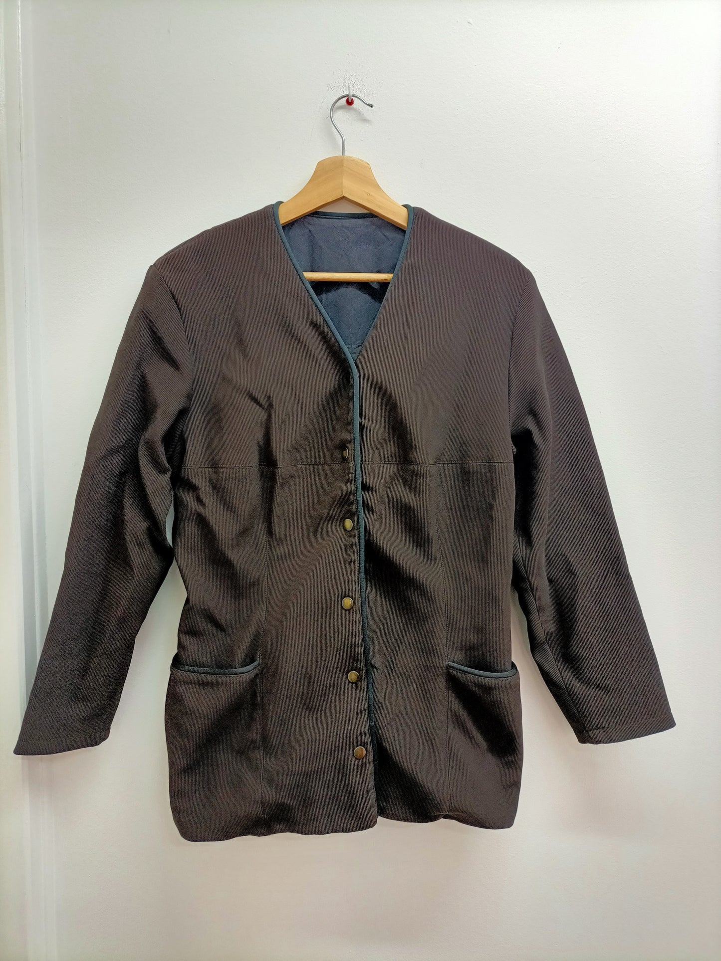 Veste côtelée marron Taille L