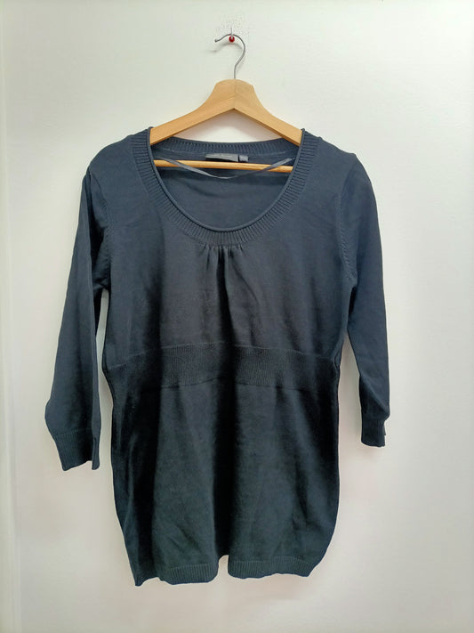 Pull manches 3/4 Kiabi noir Taille 50/52