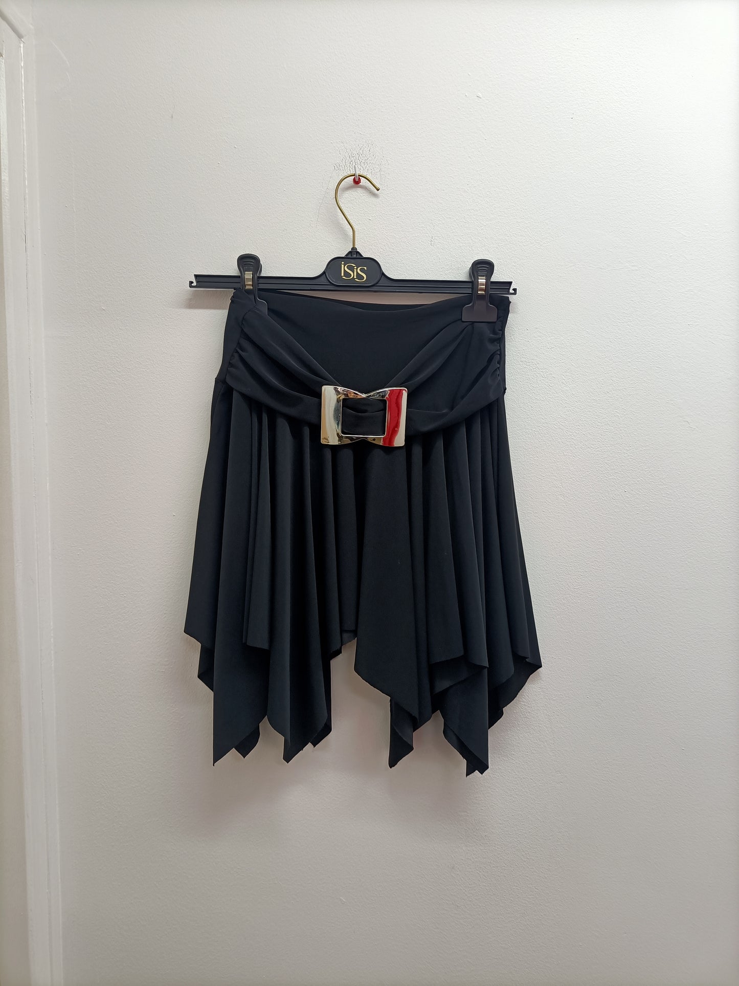 Jupe courte asymétrique noire Taille M